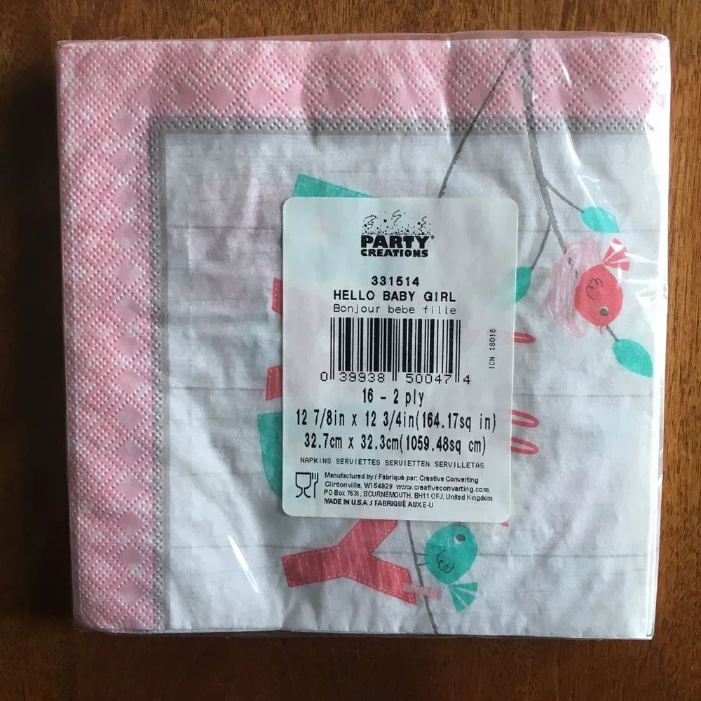 Hello Baby pink party set NWT